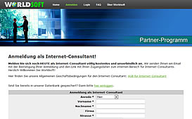 Anmeldung als Consultant